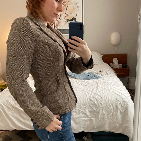 3 for 20$🌼 Brown Tweed Blazer - Picture 3 of 10